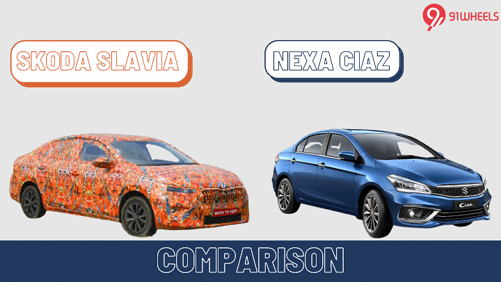 Skoda Slavia vs Maruti Suzuki Ciaz -  Engine Specs, Feature and Design Comparison