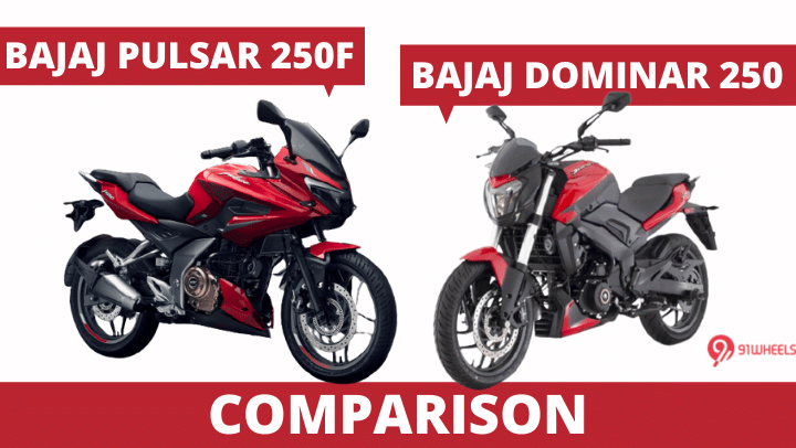Bajaj Pulsar F250 vs Dominar 250 - Which One to Pick? Bajaj Pulsar F250 vs Dominar 250 - Which One to Pick?