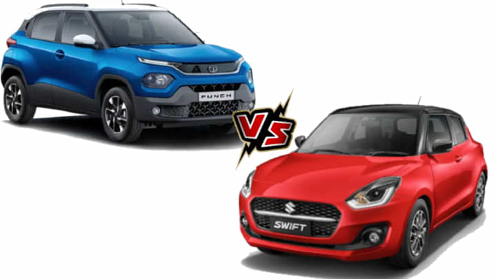 Tata Punch Vs Maruti Suzuki Swift - Detailed Spec Comparison Tata Punch Vs Maruti Suzuki Swift - Detailed Spec Comparison