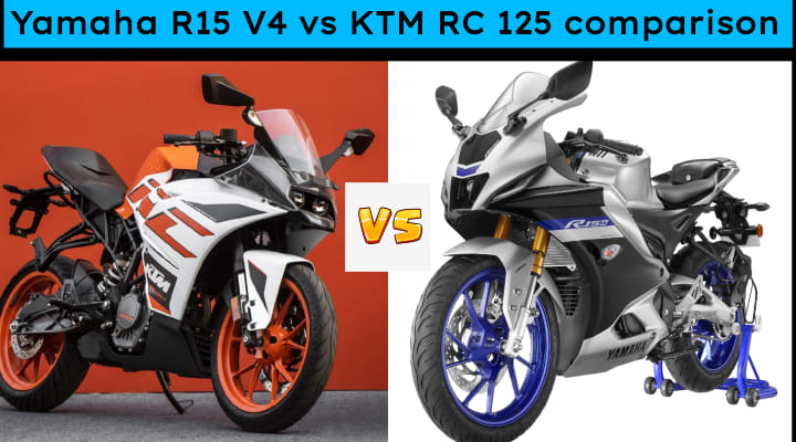 Yamaha R15 V4 vs KTM RC 125 comparison 