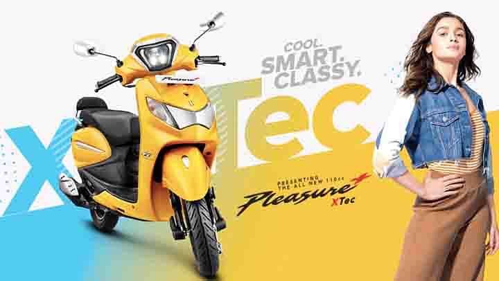 Hero Pleasure Plus XTec Launched, Rivals TVS Jupiter