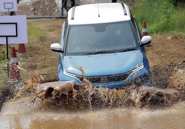 tata punch review water wading