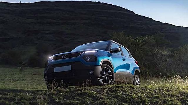 Tata Punch review front three quarters blue