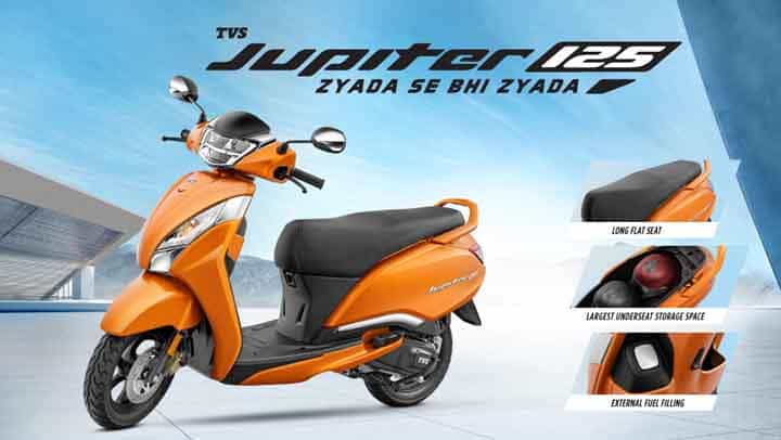 TVS Jupiter 125 (Honda Activa 125-Rival) Launched at Rs 73,400 Onwards TVS Jupiter 125 (Honda Activa 125-Rival) Launched at Rs 73,400 Onwards