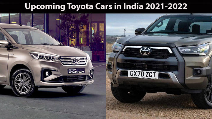5 Upcoming Toyota Cars in India 2021-2022 - Rumion to Hilux