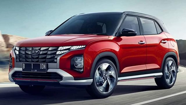 2021 hyundai creta facelift-images red front three quarters