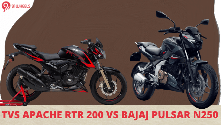 TVS Apache RTR 200 vs Bajaj Pulsar N250 Comparison- Which One to Pick? TVS Apache RTR 200 vs Bajaj Pulsar N250 Comparison- Which One to Pick?
