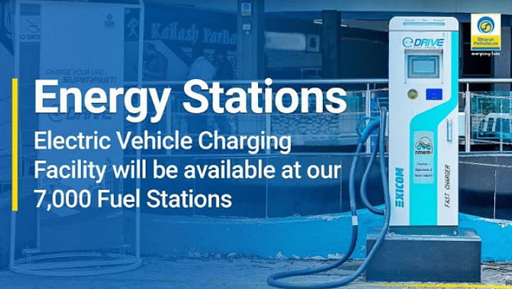 Bharat Petroleum Plans To Open EV Charging Stations
