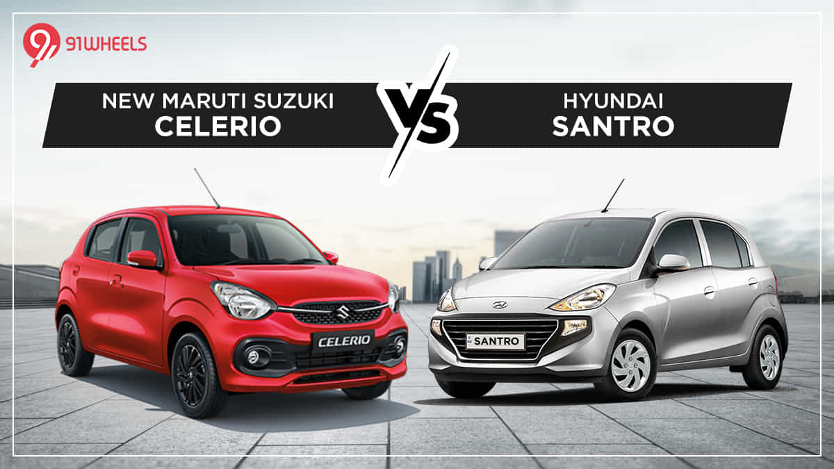 Maruti Suzuki Celerio Vs Hyundai Santro - Details! Maruti Suzuki Celerio Vs Hyundai Santro - Details!