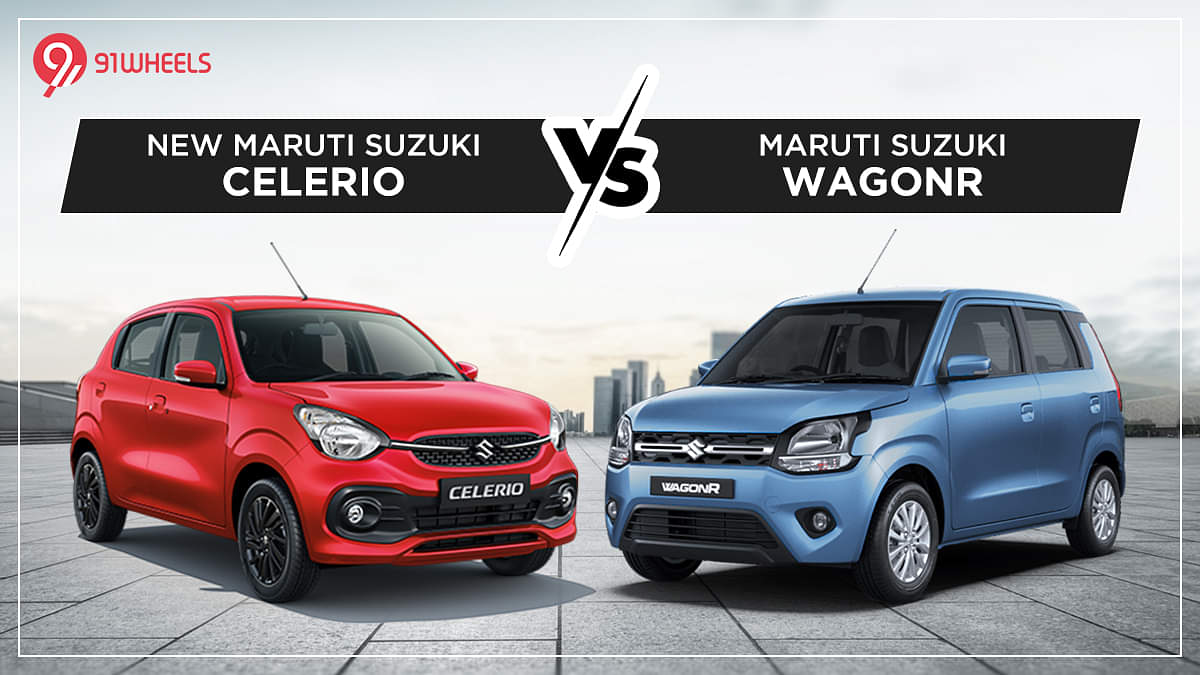 Maruti Suzuki Celerio Vs Maruti WagonR - Detailed Comparison