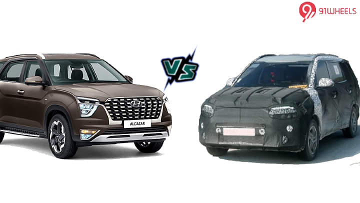 Kia Carens Vs Hyundai Alcazar - Here Is What We Can Expect