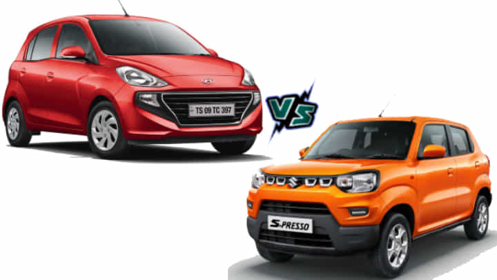 Maruti Suzuki S-Presso CNG Vs Hyundai Santro CNG Maruti Suzuki S-Presso CNG Vs Hyundai Santro CNG