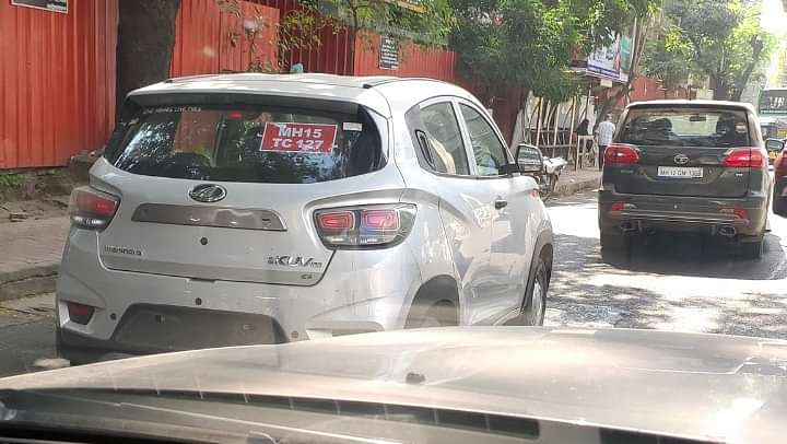 Mahindra eKUV100 EV Spotted Testing - All Details!