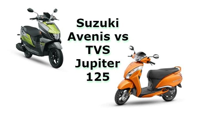 Suzuki Avenis vs TVS Jupiter 125: Specs, Features, & Design Dimension