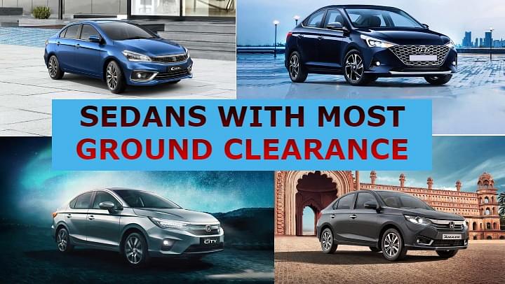 7 New/Used Sedan cars  in India with High Ground Clearance