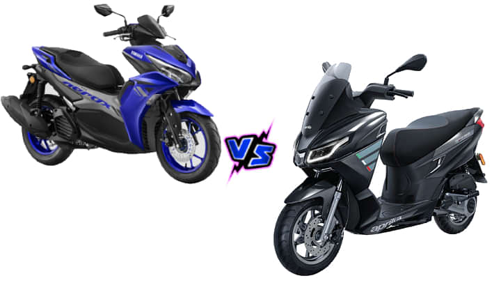 Yamaha AEROX 155cc Vs Aprilia SXR-160 - Details