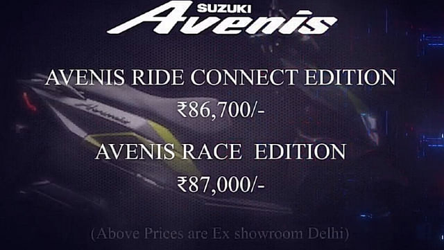 Suzuki Avenis Price