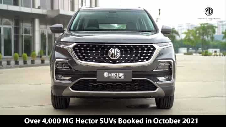 MG Motor India Sells 2863 Units Last Month, 4,000 Hector Booked MG Motor India Sells 2863 Units Last Month, 4,000 Hector Booked