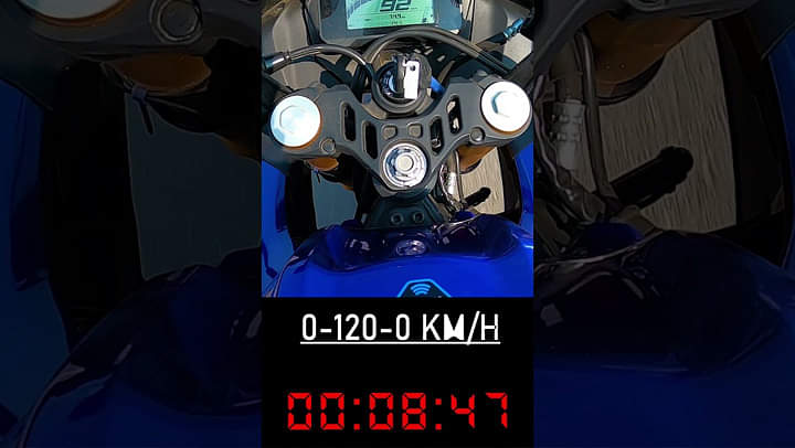2021 Yamaha R15 V4.0 0-120-0 kmph Acceleration & Braking Test
