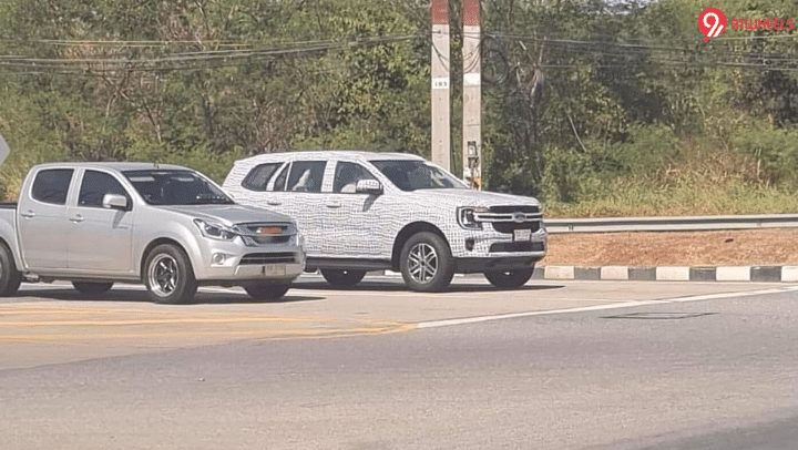 New Generation Ford Endeavour Spotted Testing In Thailand