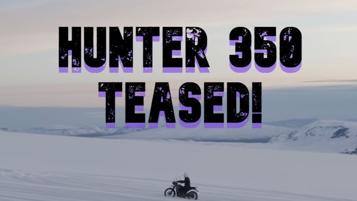 Royal Enfield Hunter 350 Officially Teased in Video Royal Enfield Hunter 350 Officially Teased in Video