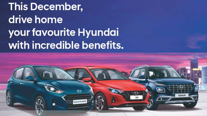 Hyundai December 2021 Discounts And Offers In India