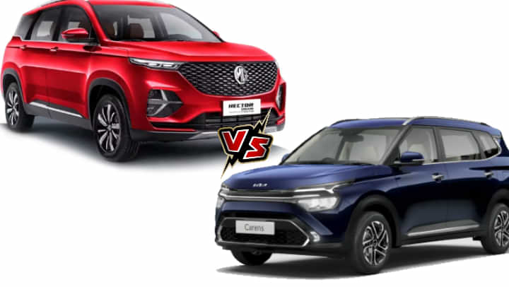 Kia Carens Vs MG Hector Plus - Spec Comparison Kia Carens Vs MG Hector Plus - Spec Comparison