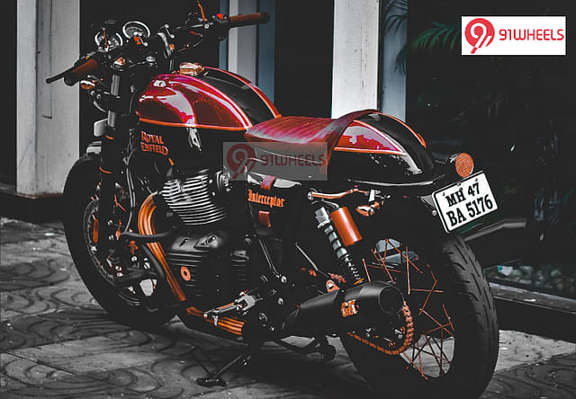 Modified Royal Enfield Interceptor 650