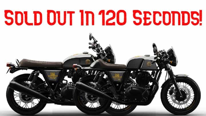 Limited Anniversary Edition RE Interceptor 650 & Continental GT Price Revealed, All 120 Units Sold Out Limited Anniversary Edition RE Interceptor 650 & Continental GT Price Revealed, All 120 Units Sold Out
