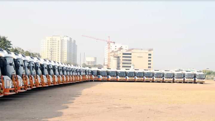 60 Tata Ultra Urban 9/9 Electric Buses Delivered to Ahmedabad Janmarg Limited