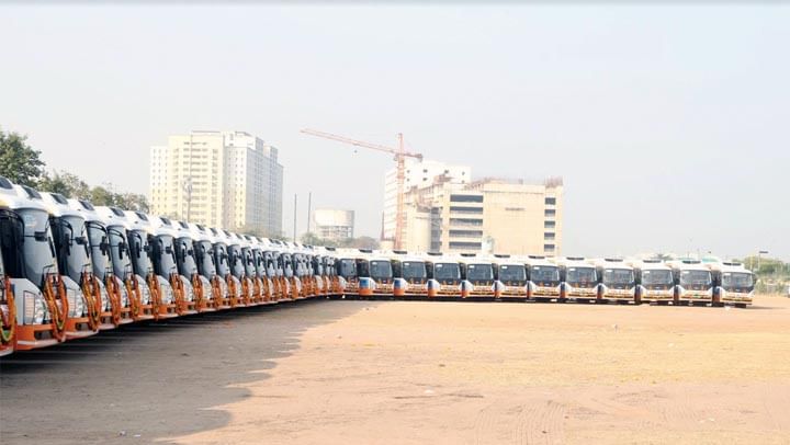 60 Tata Ultra Urban 9/9 Electric Buses Delivered to Ahmedabad Janmarg Limited 60 Tata Ultra Urban 9/9 Electric Buses Delivered to Ahmedabad Janmarg Limited