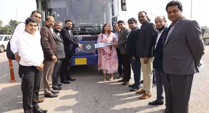 Ashok Leyland 12M Ultra Low Floor CNG Buses Launched