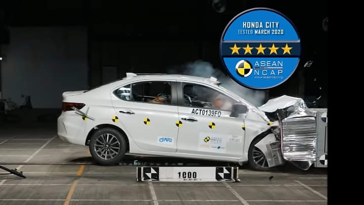 ASEAN NCAP Awards Honda City For Consistent 5-Star Safety Ratings