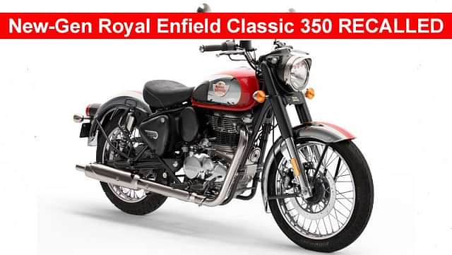 New-gen Royal Enfield Classic 350 Recalled Over Brake Hardware Issue