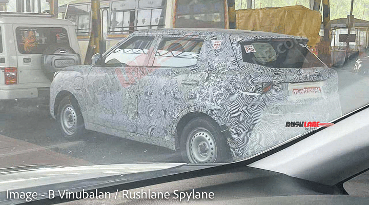 Mahindra XUV 300 EV Spied Testing In Heavy Camouflage