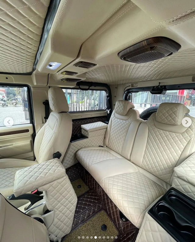 Modified Mahindra Thar Interiors
