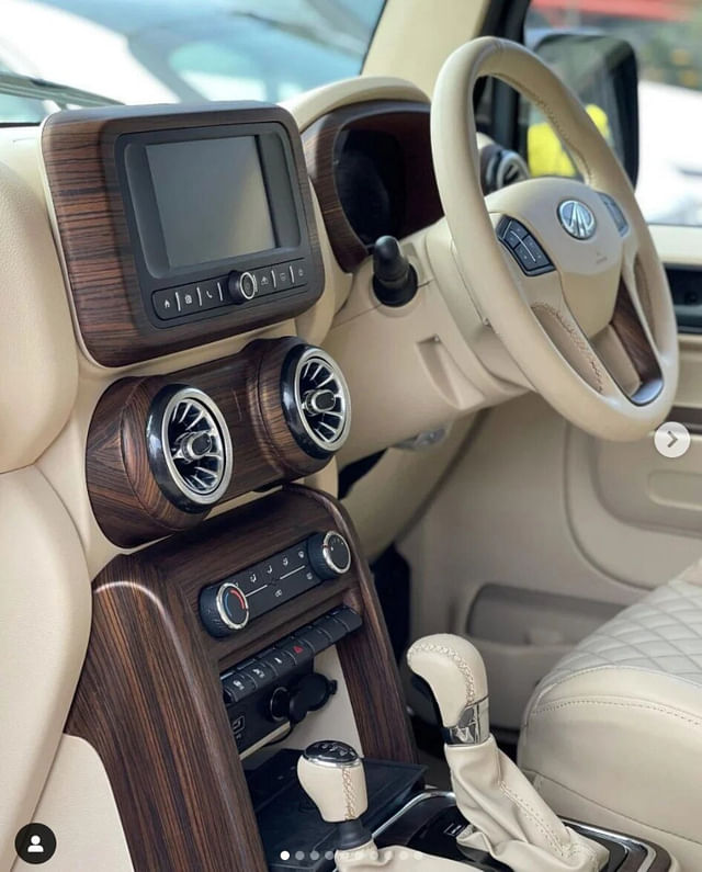 Mahindra Thar Modified Interior