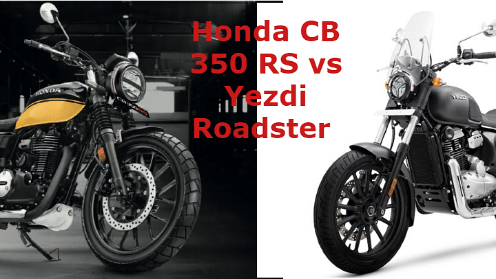Yezdi Roadster vs Honda CB350 RS: Spec Sheet Comparison