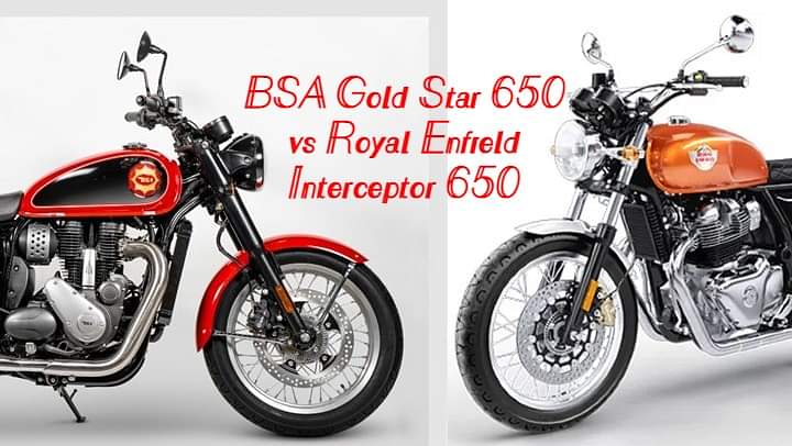 BSA Gold Star vs Royal Enfield Interceptor 650: Specs Comparison