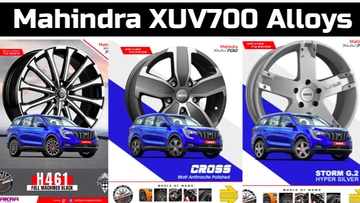 See Aftermarket Alloy Wheels For Mahindra XUV700 See Aftermarket Alloy Wheels For Mahindra XUV700