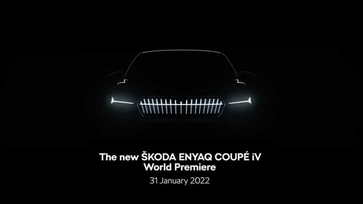 Skoda Enyaq Coupe iV Global Debut On Jan 31 - All Details Skoda Enyaq Coupe iV Global Debut On Jan 31 - All Details