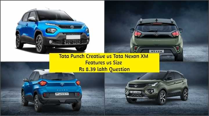 Tata Punch Creative Now Costs Same As Nexon XM - Which one to buy? Tata Punch Creative Now Costs Same As Nexon XM - Which one to buy?