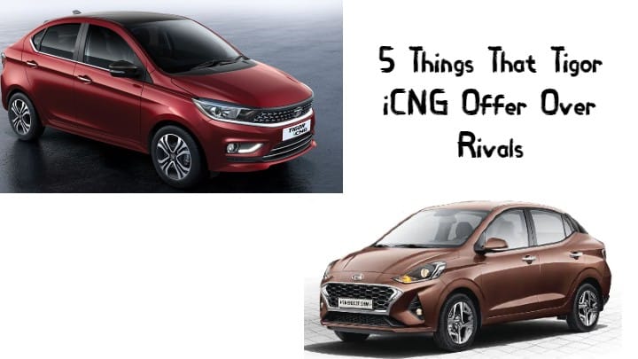 Five Things Tata Tigor iCNG Offers Over Its Rivals; Check It Out Here Five Things Tata Tigor iCNG Offers Over Its Rivals; Check It Out Here
