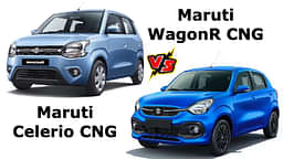 Maruti Suzuki Celerio CNG Vs Maruti Suzuki WagonR CNG - Spec Comparison