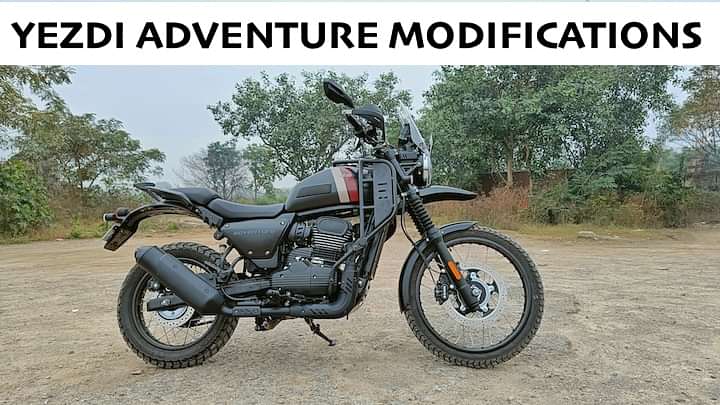 Yezdi Adventure Modification : Better Exhaust  Sound & Knuckle Guards