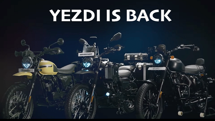 Yezdi Debuts Three New Motorcycle For Indian Market -  Scrambler, Adventurer, and Roadster