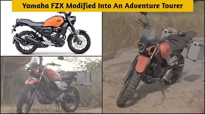 Yamaha FZX Modified To An Adventure Tourer By Zero Customs - Video