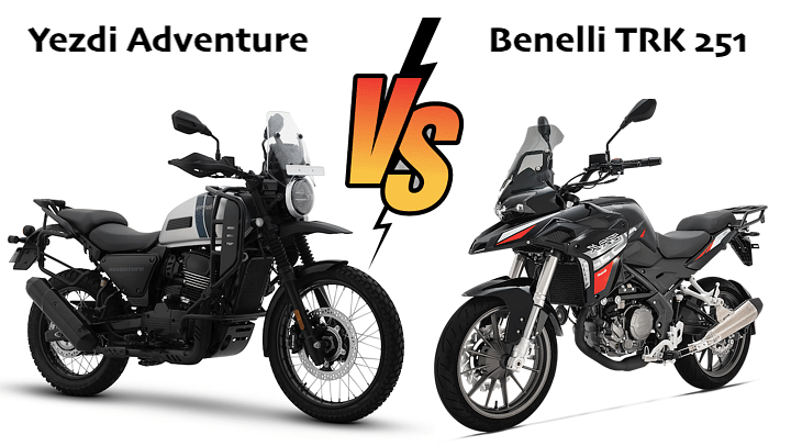 Yezdi Adventure VS Benelli TRK 251 Spec Comparison