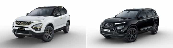 Tata Safari Dark Vs Gold Edition Comparison - All Details Tata Safari Dark Vs Gold Edition Comparison - All Details