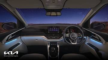 kia carens interior dashboard ambient light